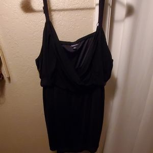 Black babydoll cami blouse